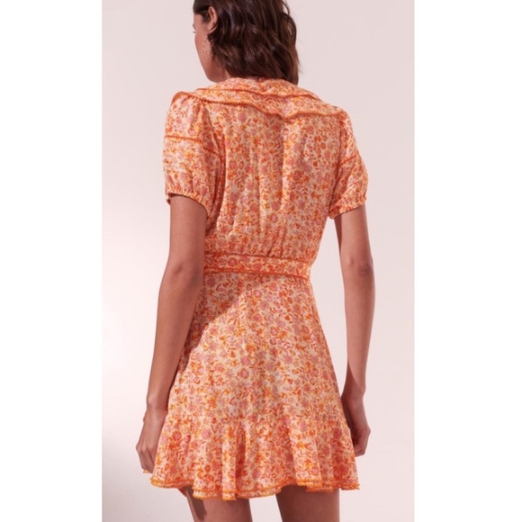 Poupette St. Barth Aude Wrap Dress. - Picture 2 of 6